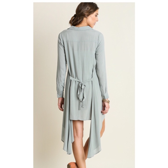 IVORY UMGEE Hi/Lo Tie Back Tunic! S, M & L - Picture 1 of 6